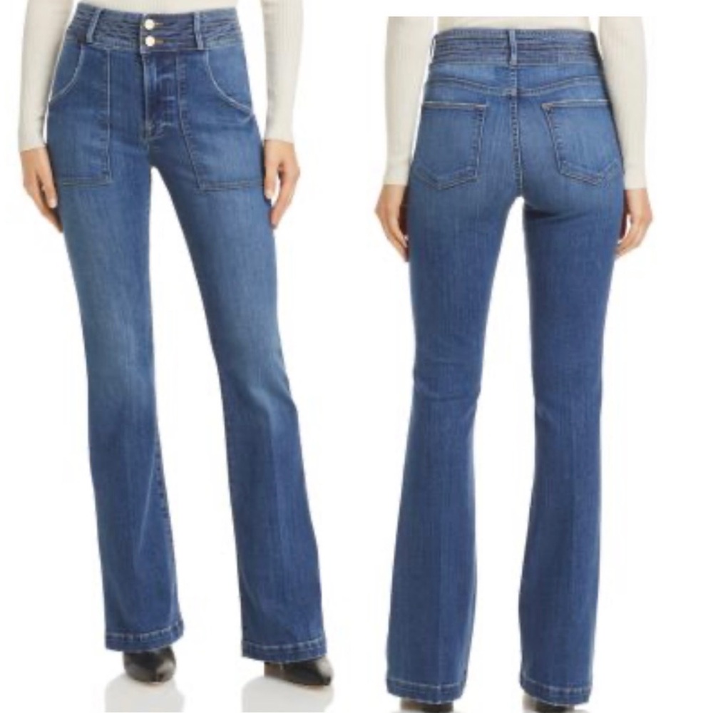FRAME Le High Flare High Rise Jeans NWT Size 25| Retro Chic Wide